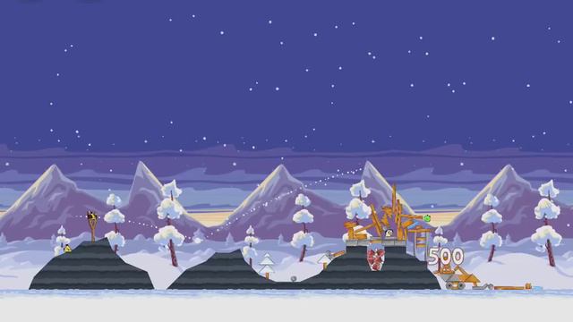 Wreck the Halls 1-23 | Score 85410 | Angry Birds Seasons смотреть онлайн