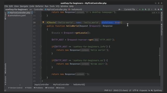 Symfony 6 - Stateless routes смотреть онлайн