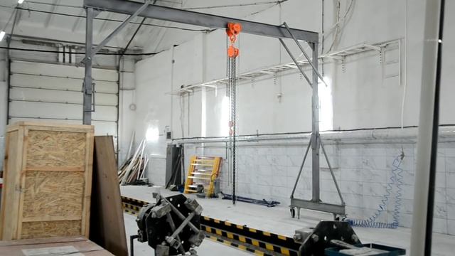 Передвижной Козловой Кран 3 Тонны Своими Руками смотреть онлайн