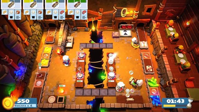 ✅GAMEPLAY OVERCOOKED 2  - FREE TO USE