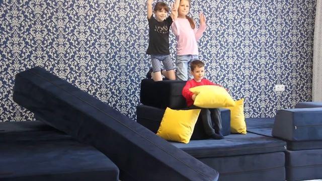 Бескаркасный диван трансформер от Маржанэль. смотреть онлайн