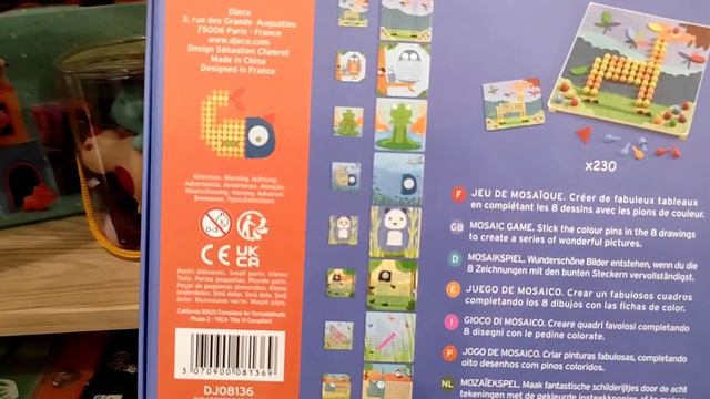 Mosaico Rigolo - Mozaik - Djeco - Gekkotoys.hu смотреть онлайн