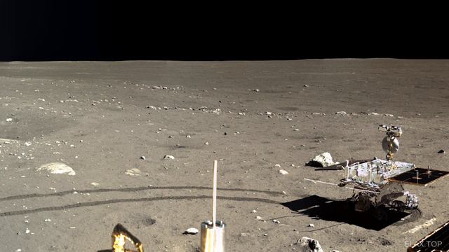 4K панорама Луны. Последняя (новейшая) китайская лунная экспедиция. 2 минуты отдыха. смотреть онлайн
