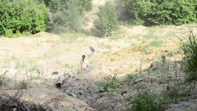 Спуск по обрыву, Кривоборье