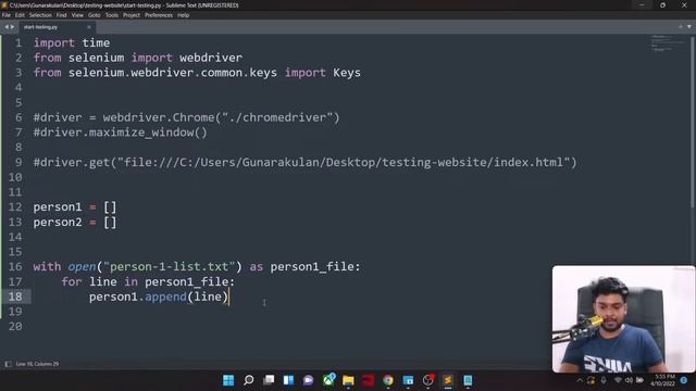 03. Selenium Web Automation in Python | Tamil | Part-03 смотреть онлайн