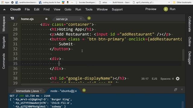 Reading and Writing to the Firebase Database Part IV смотреть онлайн