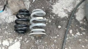 Замена задних пружин Вито 638