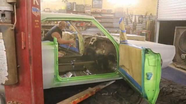 1966 Plymouth Part 9. Getting Ready To Spray Some Color смотреть онлайн