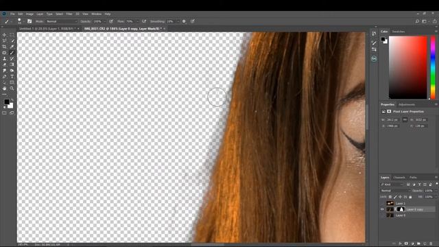 Photoshop CC 2018 - speed portrait editing - Nicole Black смотреть онлайн