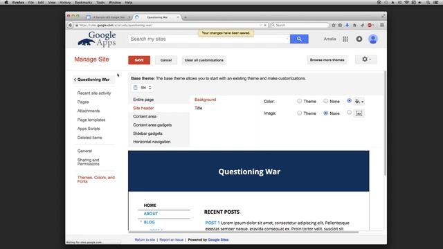 UCI Google Sites Tutorial смотреть онлайн