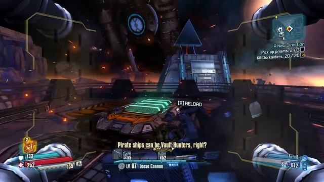 Borderlands - The Pre Sequel Fragtrap Pirate Ship Mode (1080p) смотреть онлайн