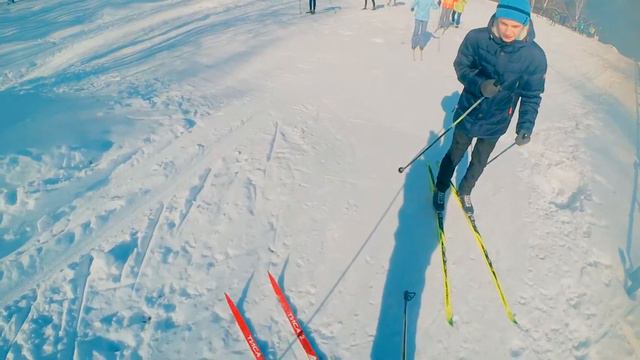 ЛЫЖНАЯ ЭСТАФЕТА | ПАДЕНИЕ смотреть онлайн