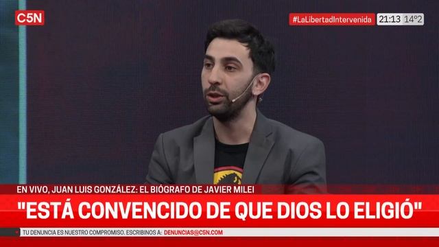 AUTOR de la BIOGRAFÍA de MILEI: "Le AVISÉ del LIBRO y me BLOQUEÓ" смотреть онлайн