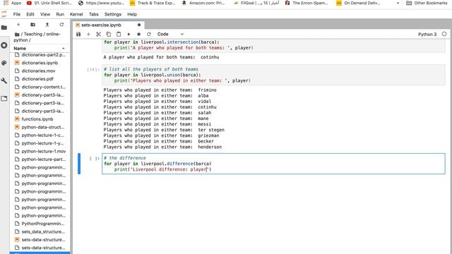 Python Programming Lecture 24 -- Sets Data Structure: Part 2 смотреть онлайн