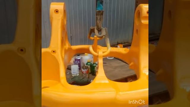 Покраска детали трактора под лак смотреть онлайн