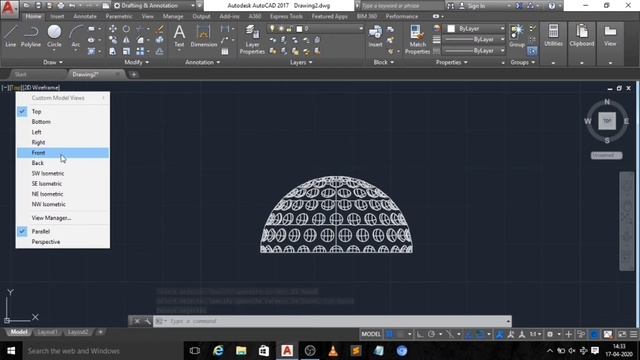 How to create 3d golf ball in Autocad/ Tamil prabaharan civil engineer смотреть онлайн