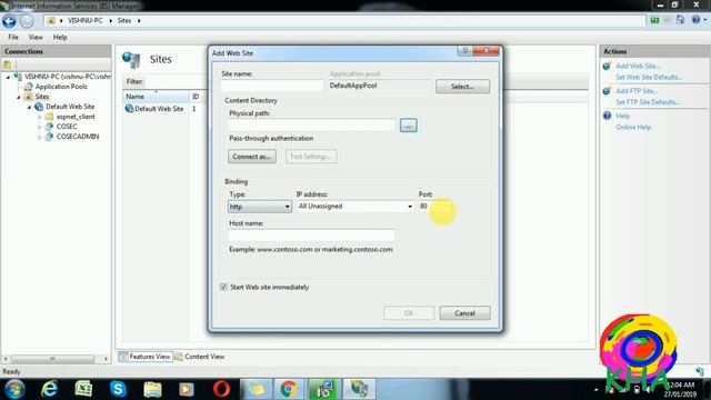 iis web server configuration step by step смотреть онлайн