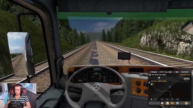 ОБЗОР КАРТЫ РОССИЙСКИЕ ПРОСТОРЫ 9.0 - РУССКОЕ БЕЗДОРОЖЬЕ - EURO TRUCK SIMULATOR 2 + LOGITECH G29 смотреть онлайн