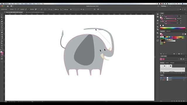 Adobe Illustrator — Практика 3: работа с Pen Tool, отрисовываем иллюстрацию смотреть онлайн