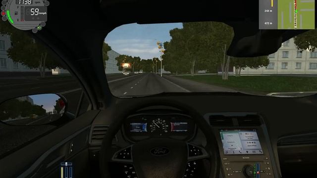 City Car Driving - Ford Fusion 2.0 2017 смотреть онлайн