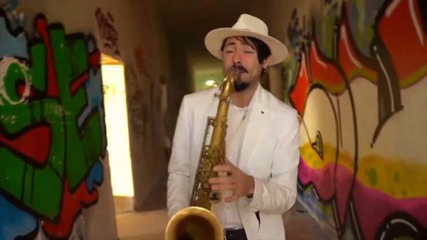 POPCORN on SAX ft Shon World. STREET SAX PERFORMANCE. Парень играет на саксофоне