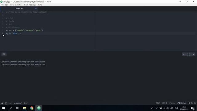 Beginner Python Tutorial - Data Collection Types(Lists,Tuples,Sets and Dictionaries) - #5 смотреть онлайн