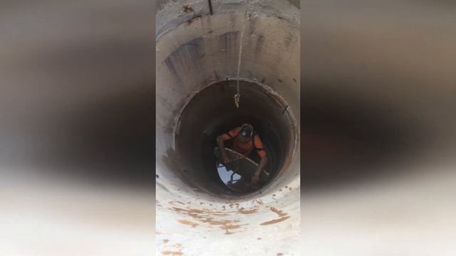 Установка осинового щита в колодец в Дмитрове. смотреть онлайн