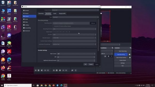 Best Settings for Recording in OBS Studio **NO LAG**