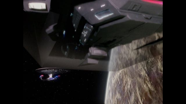 Star Trek: The Next Generation - Season 3 - The Survivors - Enterprise-D versus Husnock warship смотреть онлайн