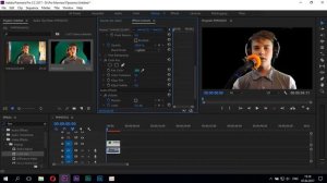 Как сделать хромакей Adobe Premiere Pro