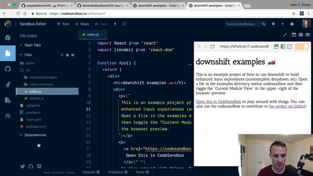Using CodeSandbox to make PRs to GitHub projects смотреть онлайн