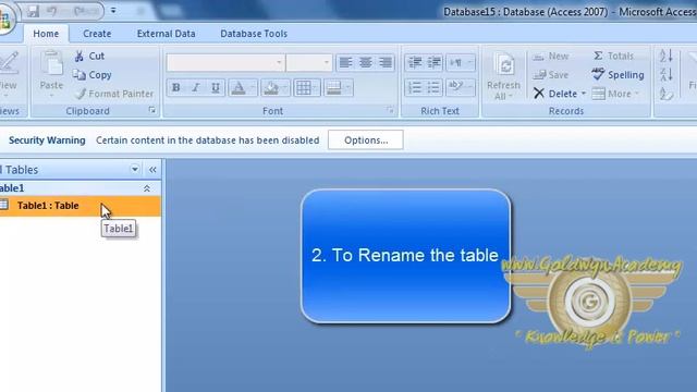 Manage Tables part-6 смотреть онлайн