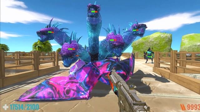 DEATH RUN vs FLASH T-REX TEAM FPS PERSPECTIVE - Animal Revolt Battle Simulator смотреть онлайн