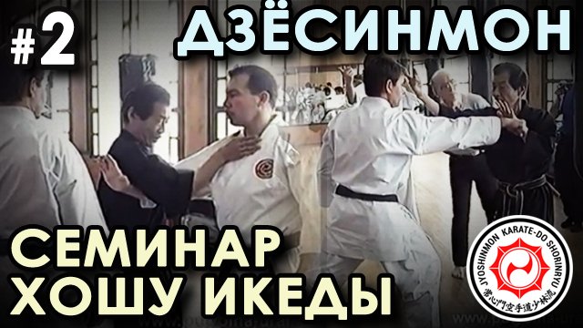 Прикладная техника Дзёсинмон Карате-до: семинар Со-Шихана Хошу ИКЕДЫ – 2.