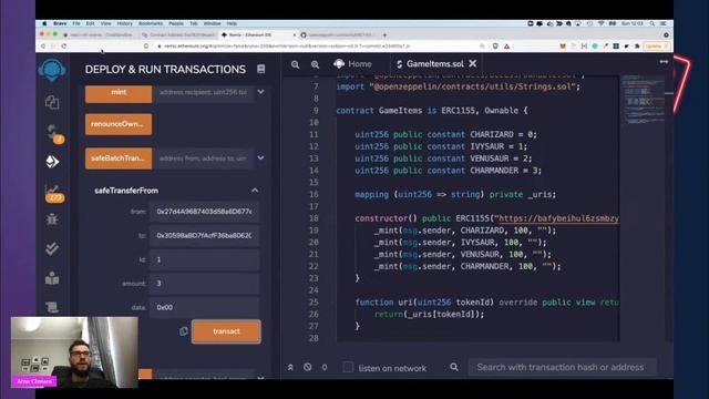 Detect events from NFT smart contracts in React.js ? Live coding смотреть онлайн