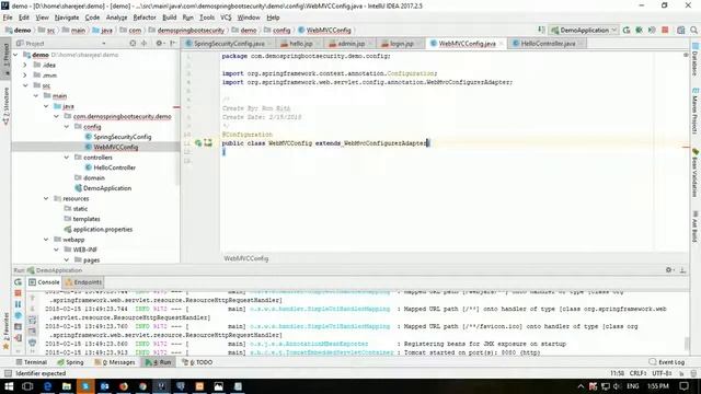 SpringBoot Security In memory and JPA смотреть онлайн