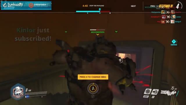 0078: Luminosity Seagull as Zarya on Route66 Escort high mmr gameplay смотреть онлайн