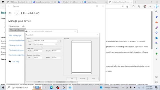 Install Driver for TSC TTP-244 Pro (Bartender) смотреть онлайн