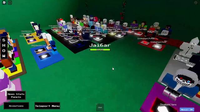 Roblox : Undertale RP: Crossing Paths แมพจำลองเป็นตัวละครและด่านจาก Undertale?!