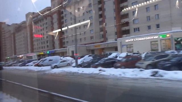 Трамвай Санкт-Петербурга 9-33: 71-931М "Витязь-М" б.0111 по №100 (06.01.19) смотреть онлайн