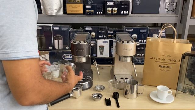 Hướng dẫn sử dụng máy pha cà phê Delonghi Ec 885 - EC885.GY EC885.BG EC885.m - Đặt mua 0988.534.75 смотреть онлайн