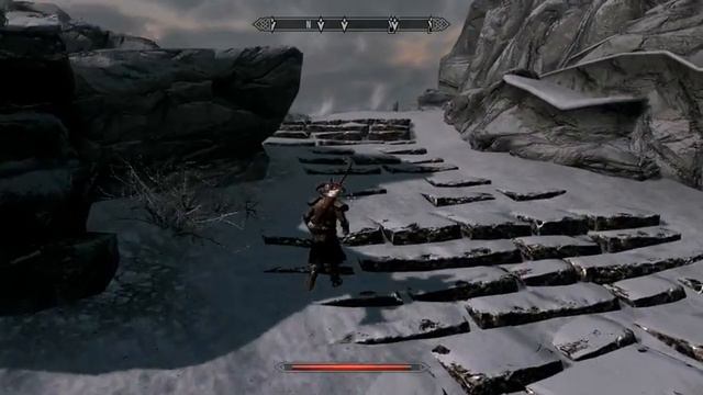 The Elder Scrolls V: Skyrim - Way to High Hrothgar Monastery Part 4 смотреть онлайн