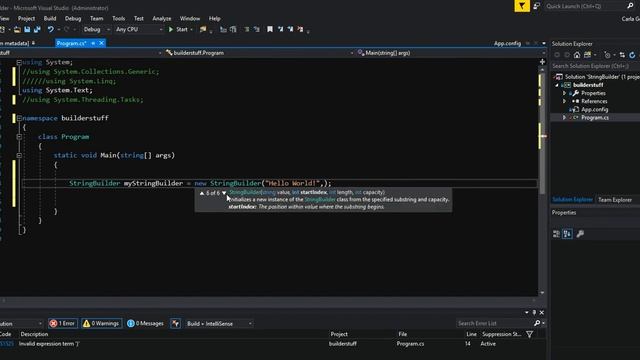 How to show Overloads in IntelliSense C# смотреть онлайн