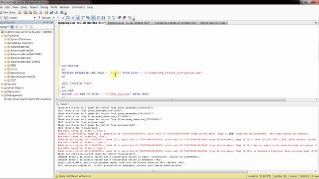 Database Recovery смотреть онлайн