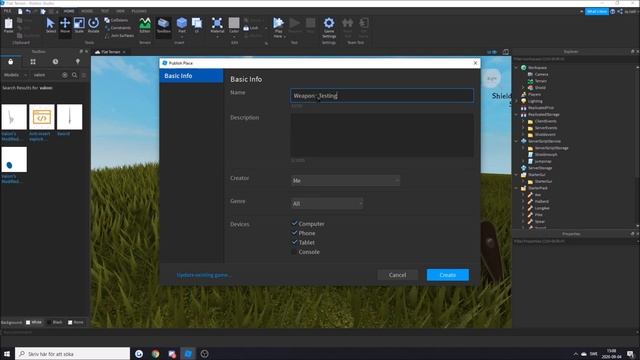 Roblox Medieval Weapon System Tutorial [Roblox Studio] смотреть онлайн