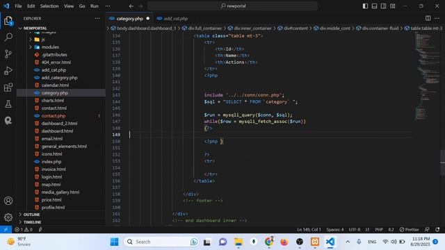09 - Show category | Data From Database Php | Php News Portal Project | Php Project for beginner смотреть онлайн