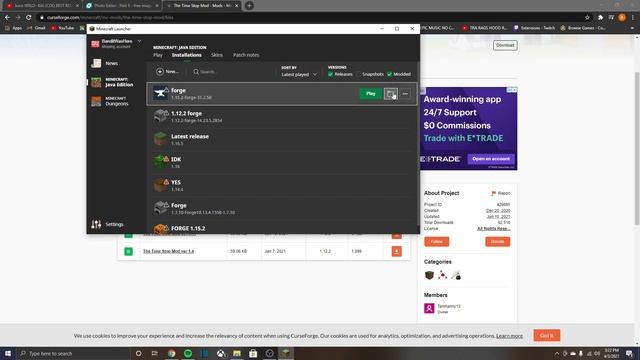 How to install time stop mod minecraft смотреть онлайн