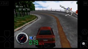 initial d (ps1) ePSXe gameplay