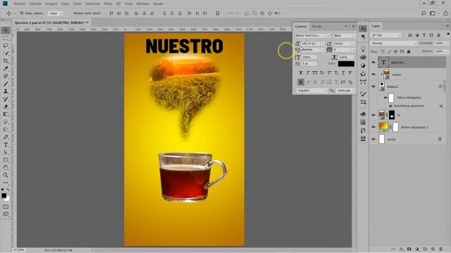 Desafíos básicos en Photoshop (HD) | Ejercicio 2 смотреть онлайн