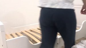Как раздвинуть кровать Сундвик из ИКЕА